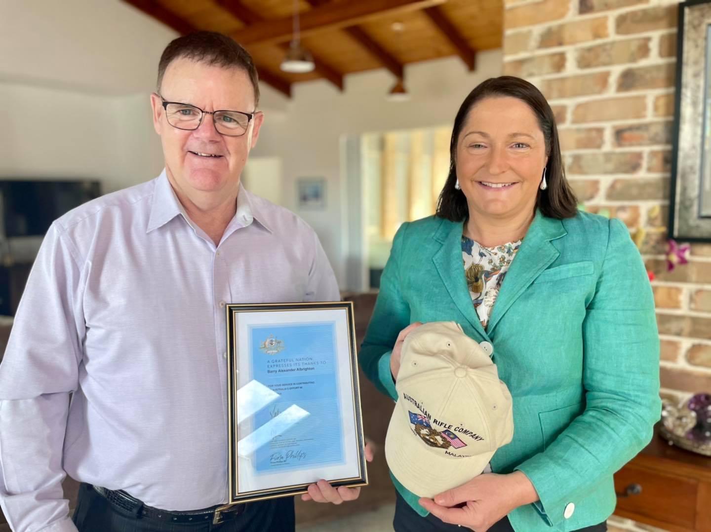 Media Release: Saluting Their Service Award Fiona Phillips MP Main Image