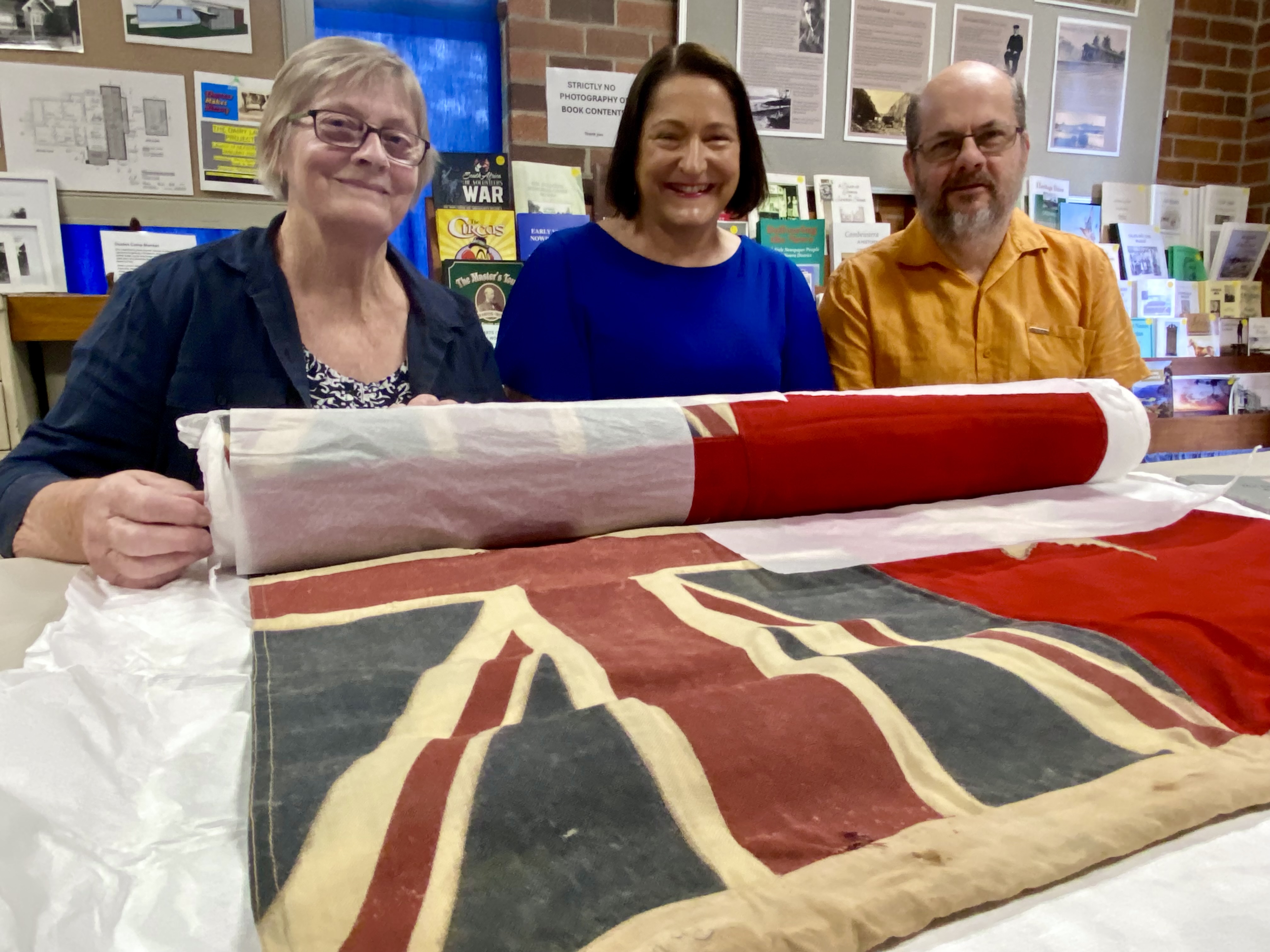 MEDIA RELEASE: Grant to restore Shoalhaven’s significant wartime flag Main Image