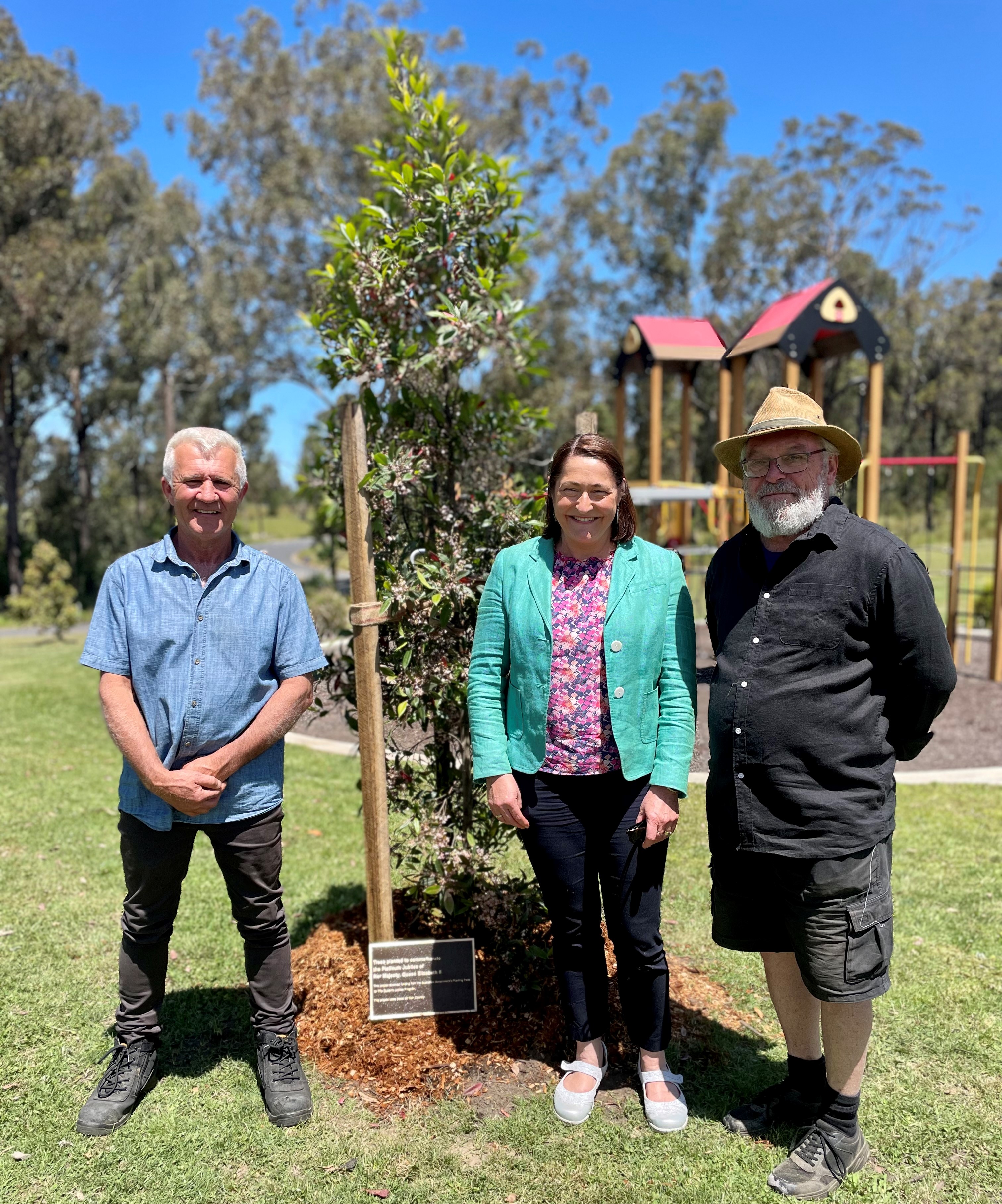 Media release: Fresh tree-scape in Mogo to commemorate the late Queen Main Image