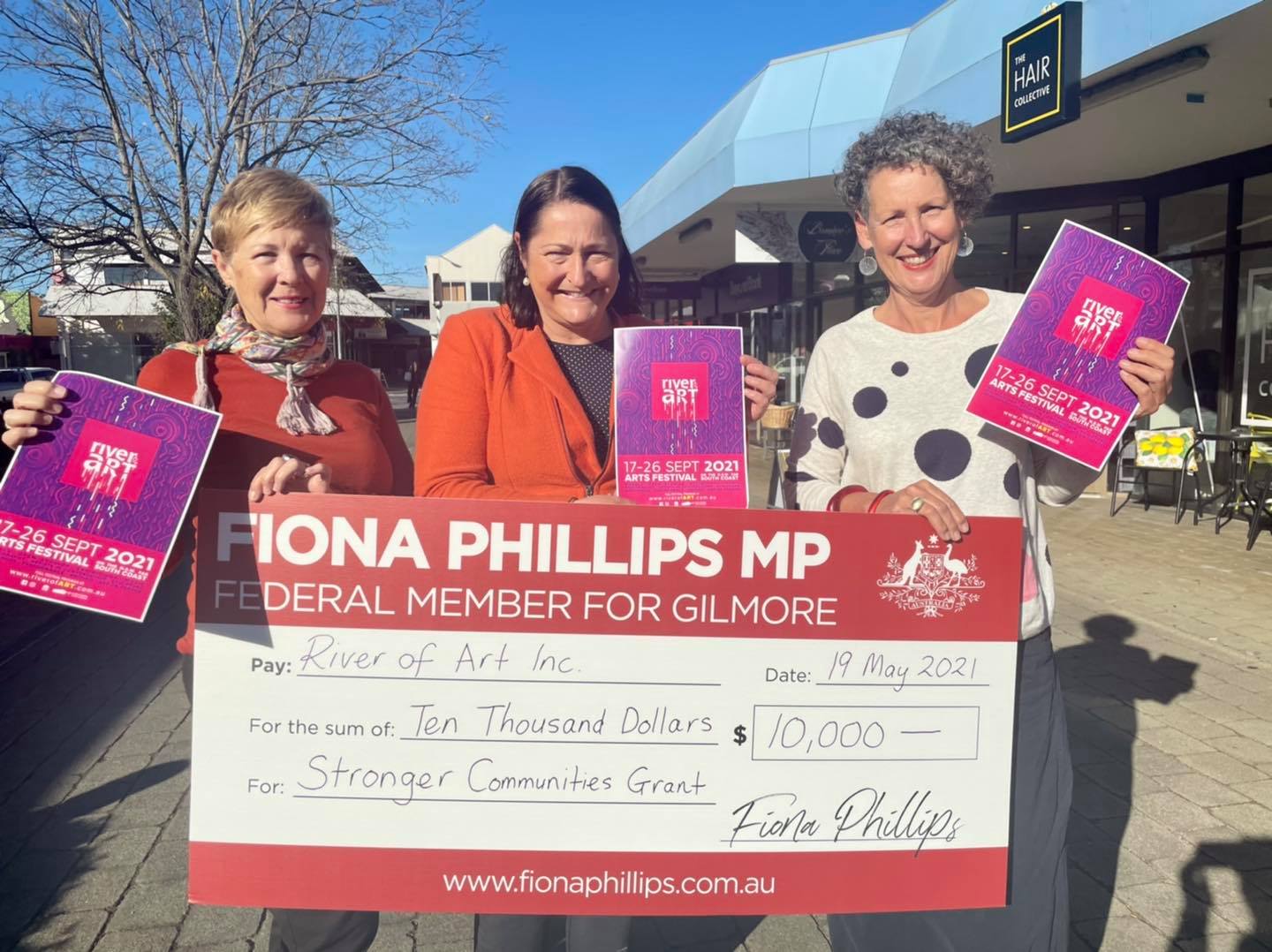 Media Release: River of Arts Inc Gets Community Grant Main Image